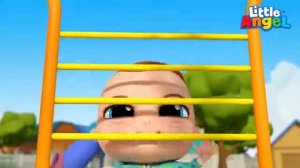 Правила Поведения На Детской Площадке! 🎠 | Детские Песенки Про Безопасность | Little Angel Русский