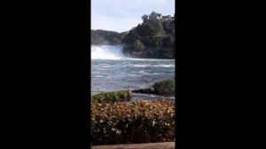 Швейцария сегодня.Водопад на реке Рейн|Rain river Switzerland