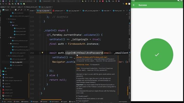 WEEK 2 | Flutter Firebase Auth & Exception Handling | Flutter & Firebase Developer Bootcamp