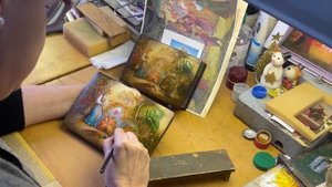 Федоскино. Фабрика лаковых миниатюр. Мои впечатления. 23.03.23.