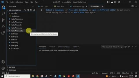 Install VS Code - Visual Studio Code Editor and Compile/Run C/C++ code files