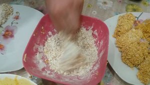 Крылышки как KFC С кукурузными и овсяными хлопьями