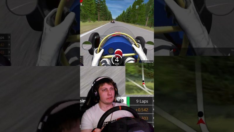 Фейл на чемпионате Estonia-3 в Assetto Corsa #shorts