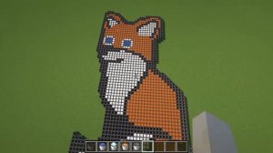 How To Draw in Minecraft | Pixel Art | Fox