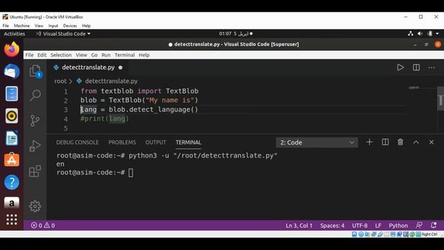 TextBlob for Language Detection and Translation in Python