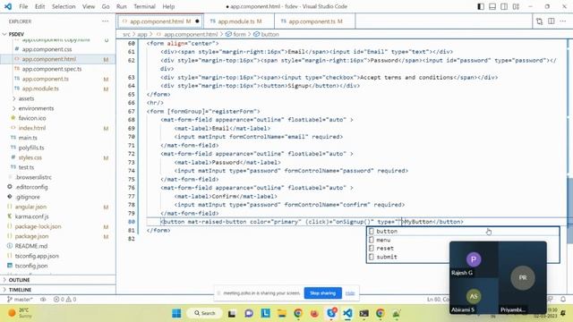 Angular material - Form component смотреть онлайн