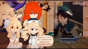 ||genshin impact reacts to their Archon||•mondstadt reacts to venti•|1/4 @mikkayt