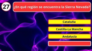 CULTURA GENERAL. CUANTO SABES DE ESPAÑA? DESCUBRELO CON ESTE QUIZ