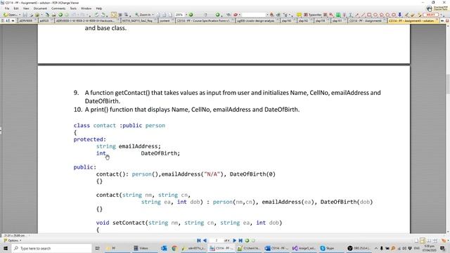 Inheritance C++ Assignment Solution - part 1 смотреть онлайн
