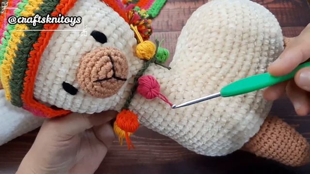 Llama amigurumi a crochet - Parte 3 tejemos la cabeza смотреть онлайн