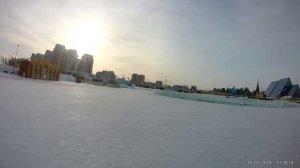 18.01.2019 Astana winter bicycle  Зимний велосипед Астана 2