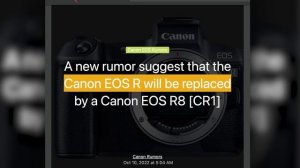 SONY’s NEXT CAMERA LEAKS!!! Canon R8 COMING SOON?