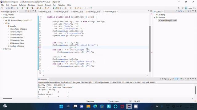 How to Change Elements of Array in Java
