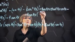 Производная сложной функции. Практическая часть. 4ч. 10 класс.