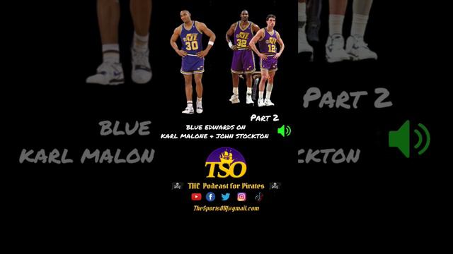 Blue Edwards on Karl Malone & John Stockton PT 2 #nba #jazz #utahjazz #themailman #stockton #malone