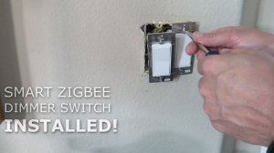 ZIGBEE Dimmer Switch Install | In-Wall Dimmer Switch | Smartthings Hub