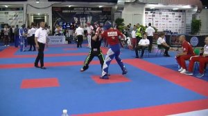 Nathan Hutchinson v Egor Anfilofev WAKO World Championships 2018