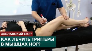 Триггерные точки в мышцах ног. Заславский Егор