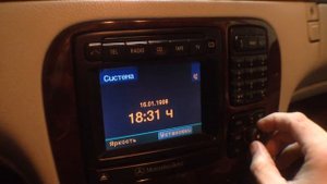 Mercedes-Benz S320 (W220) как выставить время на панели приборов