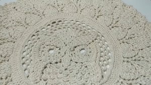 Салфетка Сова крючком