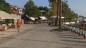 Старый город Сиде. Амфитеатр. Храм Аполлона. Турция.