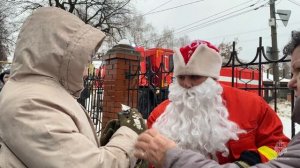 В Воткинске был замечен Дед Мороз на пожарной машине