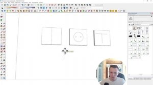 Электрика в SketchUp - 1 — самый быстрый способ нанесения электроточек.