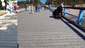 Palanga. Открытие сезона. Люди купаются в море. Литва #lietuva #palanga