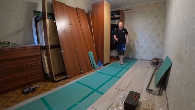 Укладка ламината впервые. смотреть онлайн
