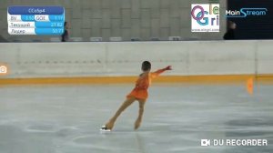Елена КОСТЫЛЕВА エレーナ・コスティリョワ FP Первенство Москвы младший возраст