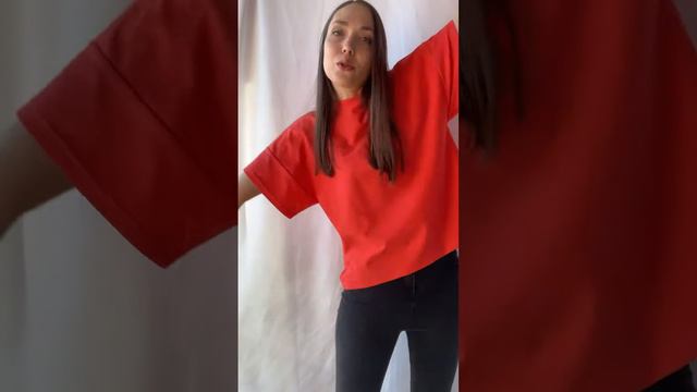 Сшила футболку оверсайз. Как вам? смотреть онлайн