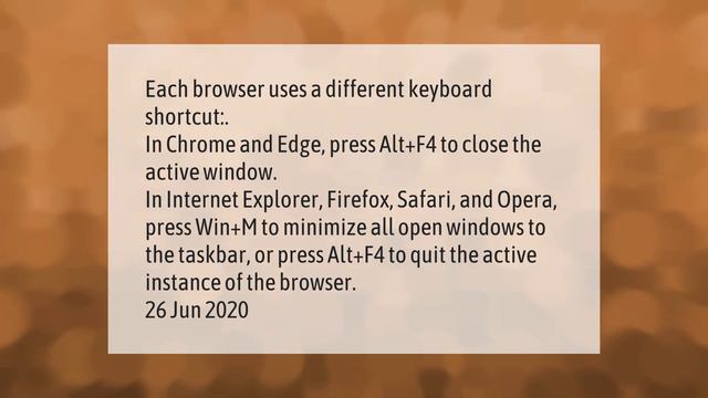 What does it mean to close your browser? смотреть онлайн