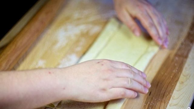 Берлинское печенье из слоеного теста