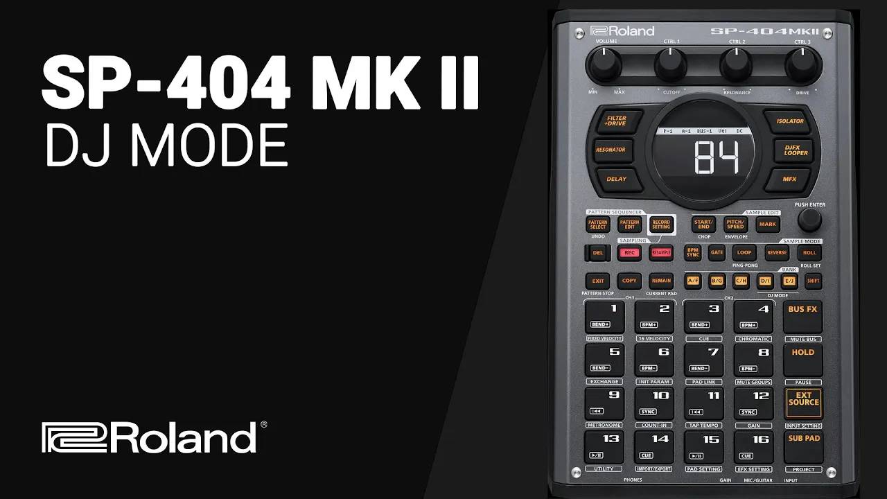 Roland SP-404 MK II: DJ Mode