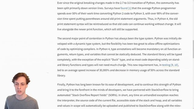 [April Fools 2021] Python 4.0! New old print, mandatory static typing, StackOverflow integration