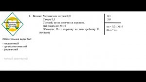 Решение задачи (рецепта по д.и.о.)