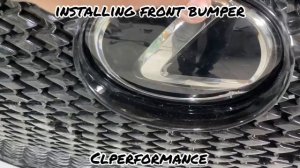 Установка бампера 20/13 на Lexus is250 2 gen 2005-2012