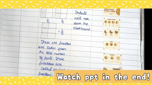 Mathematics lesson plan on fractions (part 2) | Class 6