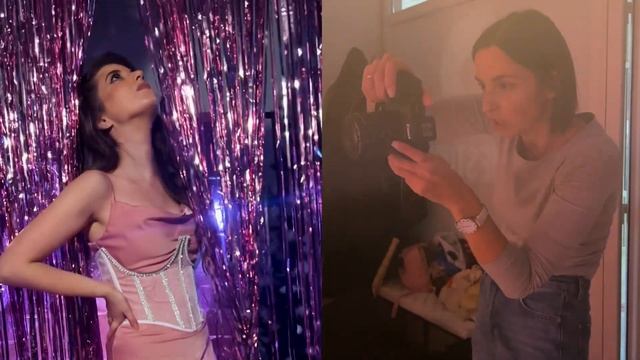 Новогодняя фотосессия мамы и дочки в студии (Backstage) смотреть онлайн