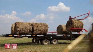 Прицеп для транспортировки рулонов самозагрузочный