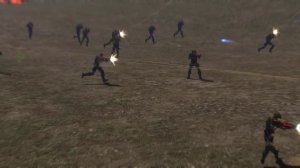 HALO 3 NPC Wars #6 (Flood vs UNSC vs Covenant)