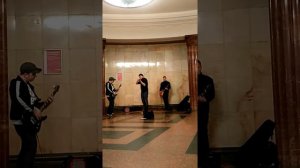 Группа Nagart. Музыканты в метро.