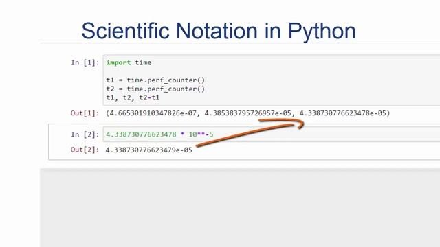 Scientific Notation In Python