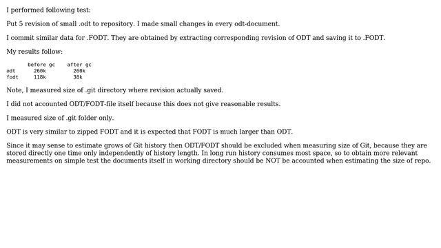.odt vs .fodt: which is most space effective for git repositories? (2 Solutions!!) смотреть онлайн
