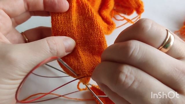 Как уменьшить размер носка? Резать... и сшивать. НЕ делайте моих ошибок ? смотреть онлайн