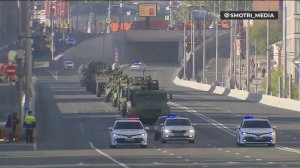 ?⚡️Колонна военной техники стартовала к Красной площади❗️
