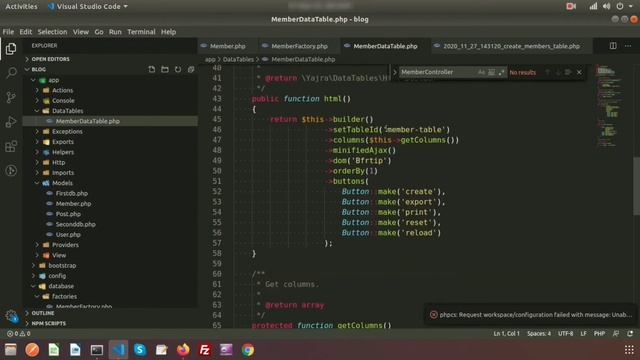 Laravel Datatable Integration | How to use datatable inside laravel | Yajra packages | Laravel 8 смотреть онлайн