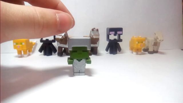 Обзор мини фигурок Майнкрафт!!! смотреть онлайн