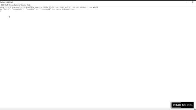 Python Basics Python Shell