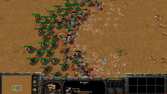 100 Gnoll Poacher (100 Food) vs 25 Knight (100 Food) Fully Upgrade 1080p смотреть онлайн